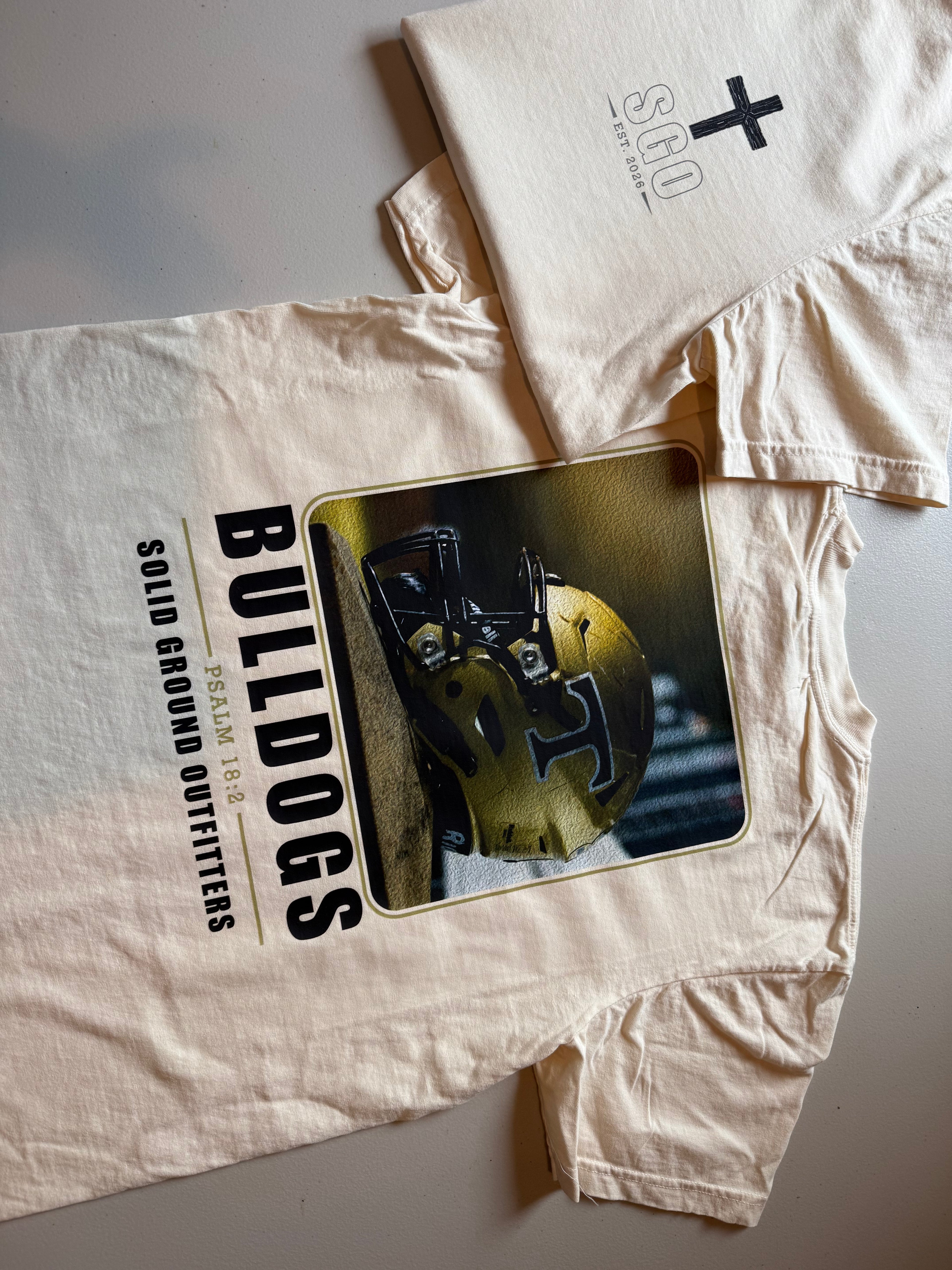 Bulldog Helmet T-Shirt